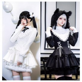 Sweet Ruffled Dress / Shorts Twin Lolita by With Puji (WJ224)