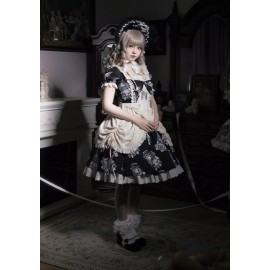 Night of the Puppet Gothic Lolita Dress OP by With Puji (WJ229)