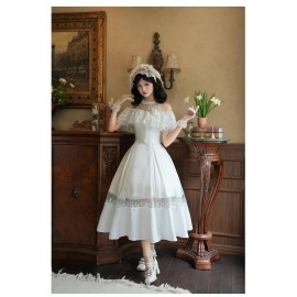 Letters and Poems: Flowers in the Mist Elegant Dress by With Puji (WJ232)