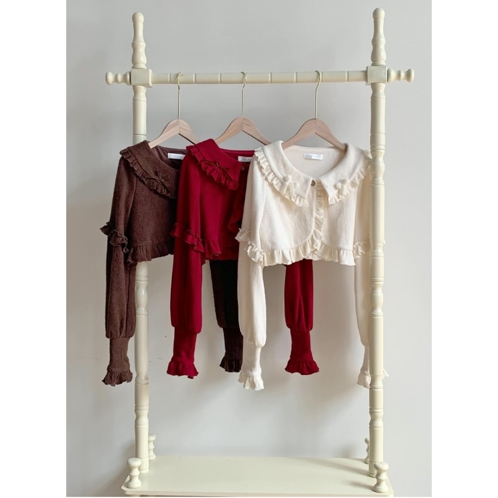 Pine Cone Lolita Knitted Bolero by With Puji (WJ233)