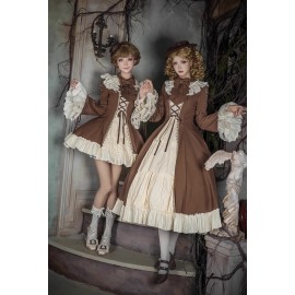 Letters and Poems: The Walnut Box Classic Lolita Dress by With Puji (WJ235)