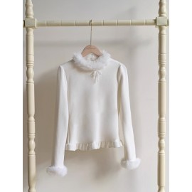 Knitted Winter Lolita Blouse by Withpuji (WJ237)