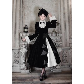 Letters and Poems: Returning to Dusk Gothic Lolita Dress by With Puji (WJ238)