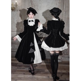 Letters and Poems: Returning to Dusk Gothic Lolita Dress by With Puji (WJ238)