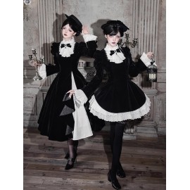 Letters and Poems: Returning to Dusk Gothic Lolita Dress by With Puji (WJ238)