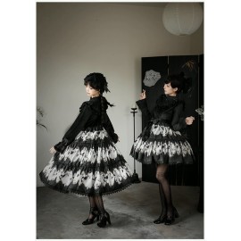 Dry Leaf Butterfly Gothic Lolita JSK / OP With Puji (WJ239)