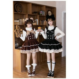Three-tiered Sweet Lolita Kawaii JSK by With Puji (WJ242)