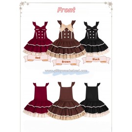Three-tiered Sweet Lolita Kawaii JSK by With Puji (WJ242)