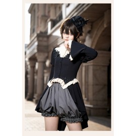 Eternal Night Banquet Ouji Lolita Gothic Tailcoat, Shorts, Skirt By Withpuji (Wj211)