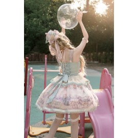 Rocking Horse Sweet Lolita Dress JSK By Yarn Ball Cat (YBC01)