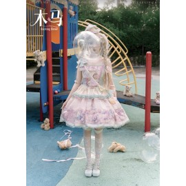 Rocking Horse Sweet Lolita Dress JSK By Yarn Ball Cat (YBC01)