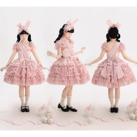 Ribbon Rabbit Sweet Lolita Dress JSK By Yarn Ball Cat (YBC04)