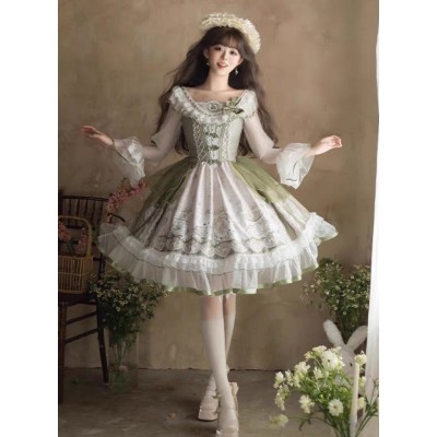 Teacup Rabbit Classic Lolita Dress OP by YingLuoFu (YLF10)