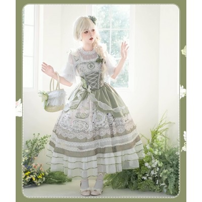 Teacup Rabbit Classic Lolita Dress JSK by YingLuoFu (YLF11)