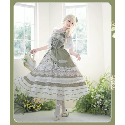 Teacup Rabbit Classic Lolita Dress JSK by YingLuoFu (YLF11)
