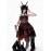 Weeping Blood Strawberry Punk Lolita Dress JSK by YingLuoFu (YLF12)