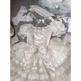 Jewels Ballet Classic Lolita Dress OP by Doujiang (DJ103)