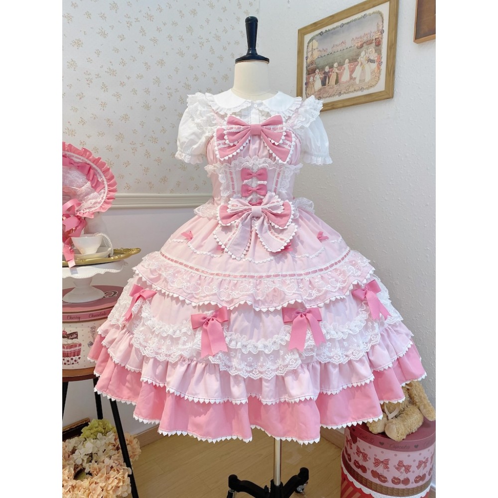 Fondant Cake Sweet Lolita Dress JSK (WS216) Fondant Cake Sweet Lolita Dress JSK (WS216)