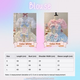 Sweet Lolita Short Sleeve Blouse (WS217)