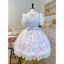 Cute Bunny Sweet Cake Sweet Lolita Dress JSK (WS225)