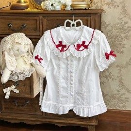 Sweet Lolita Short Sleeve Blouse (WS226)