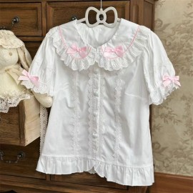 Sweet Lolita Short Sleeve Blouse (WS226)