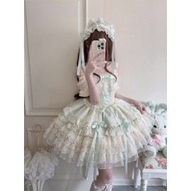 Ribbon Heart Love Sweet Lolita Dress JSK (WS231)