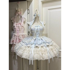 Ribbon Heart Love Sweet Lolita Dress JSK (WS231)