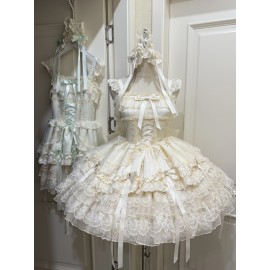 Ribbon Heart Love Sweet Lolita Dress JSK (WS231)