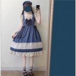 Sweet Navy Lolita Dress JSK