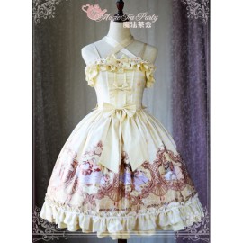 Magic Tea Party Flowers & Birds Lolita Dress JSK 1