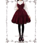 Tiny Garden Waltz Velvet Lolita Dress JSK