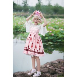 Strawberry dessert sweet lolita dress JSK (DR01)