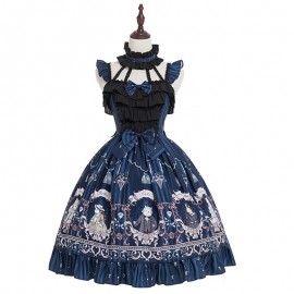 Magic Tea Party Rose Knight Lolita Dress JSK