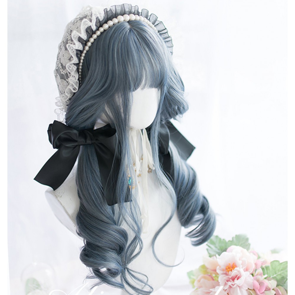 Puppeteer Gray Blue Lolita Wig (AG05)