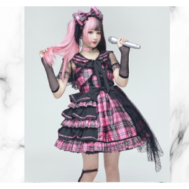 Diamond Honey Girl Group idol Lolita Dress - short version (DH218)