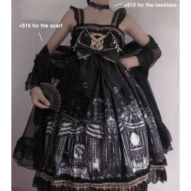Reincarnation Gothic Lolita Style Dress JSK (HA52)
