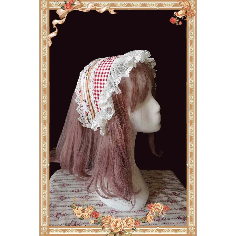 Infanta Strawberry Lolita Headscarf KC