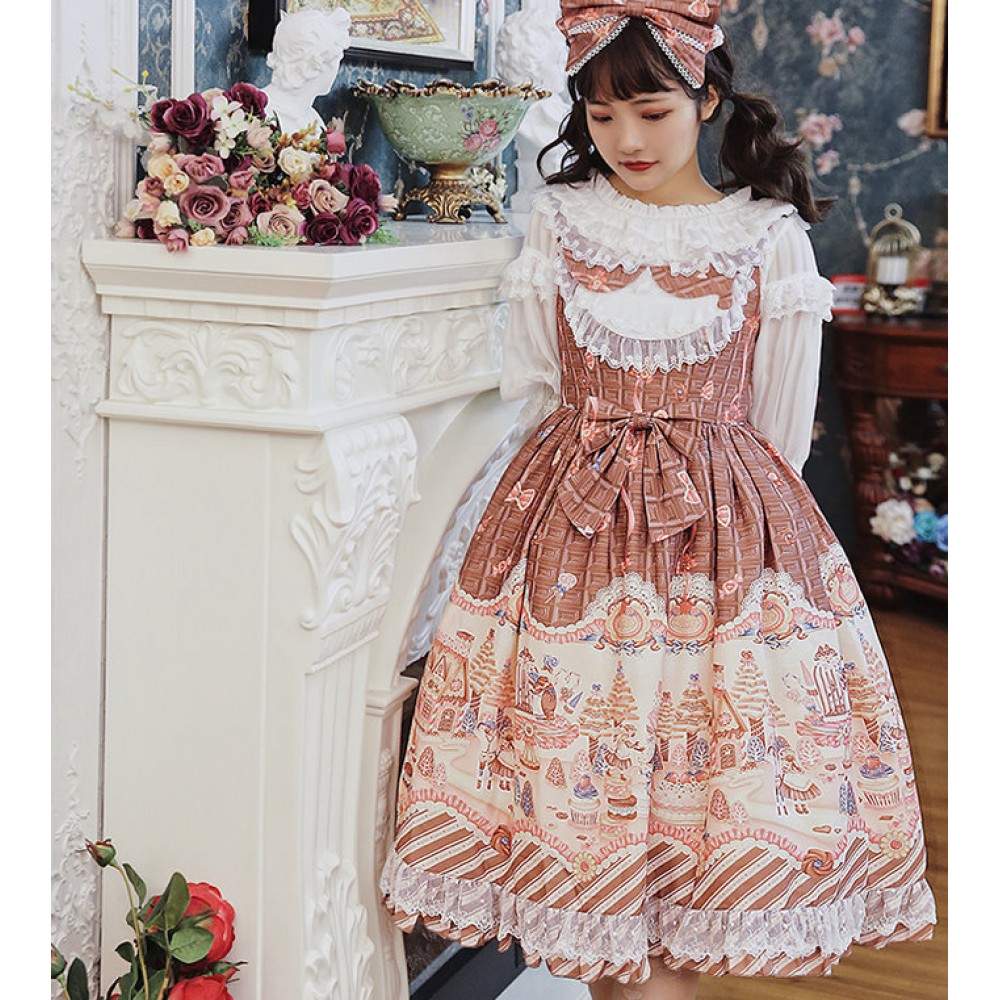 Infanta Witch's Candy House Sweet Lolita Dress JSK (IN961)
