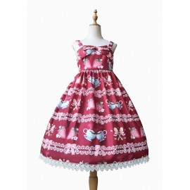 Infanta Strawberry Coffee Lolita Dress JSK (IN901)