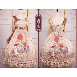 Magic Tea Party Sunny or Rainy Japanese Style Lolita Dress JSK (MP83)