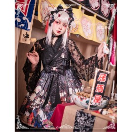 Fireworks Festival Wa Lolita High-waisted Dress JSK By Magic Tea Party (MP95)