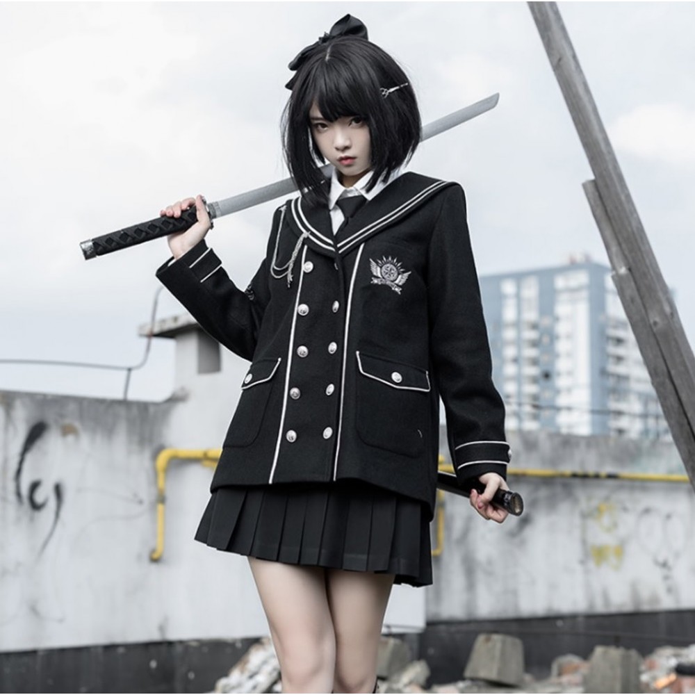 Nighthawk Military Lolita Style Outfit (BJ02)