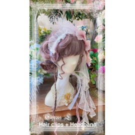 Fish Scales Classic Lolita Hair Clip / Headband by Elpress L (EL03)
