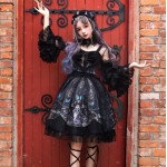 Music Of Deadly Butterfly Classic Lolita Dress OP Full Set (SF02)