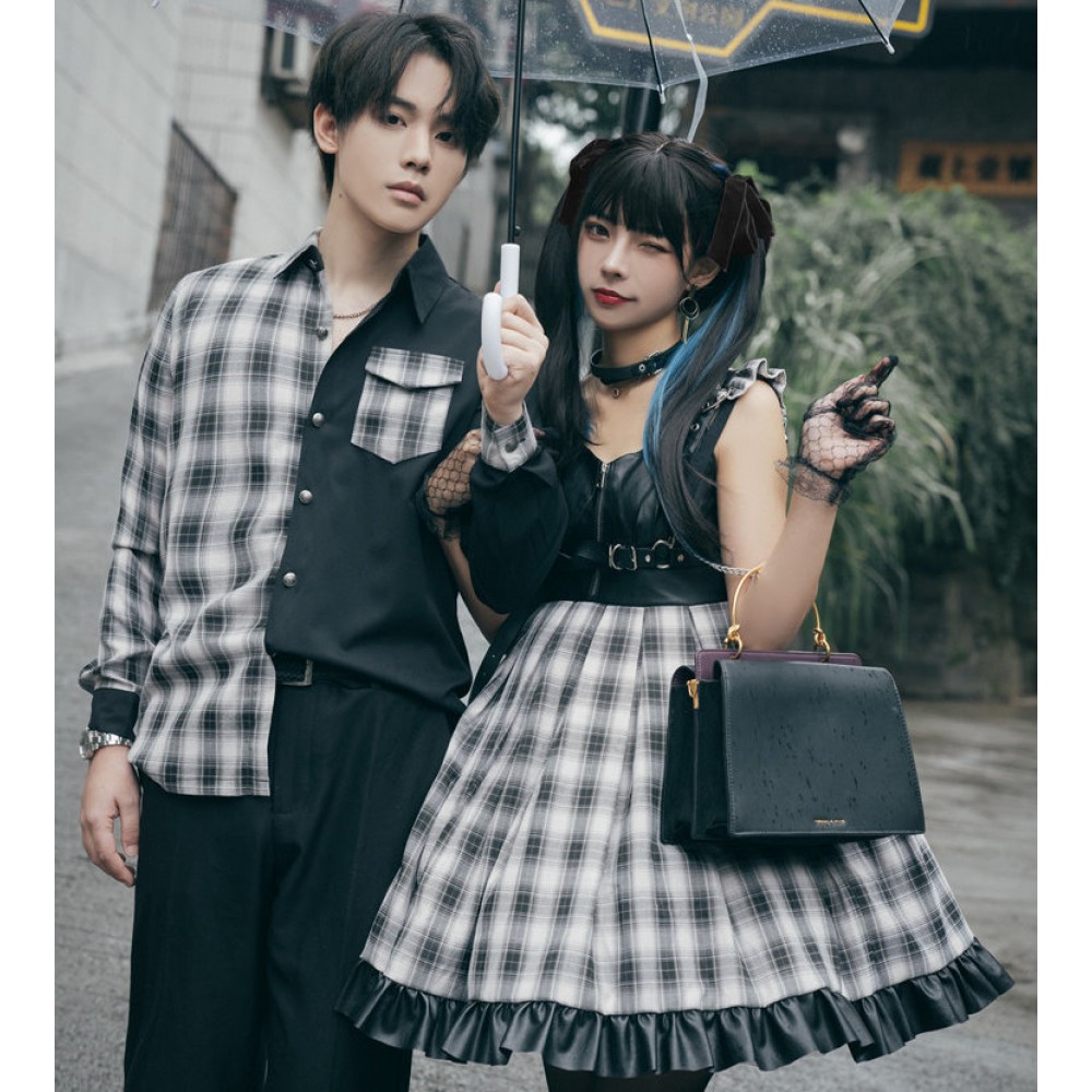 Couple Gothic Punk Lolita Style Dress JSK / Shirt (CO01)
