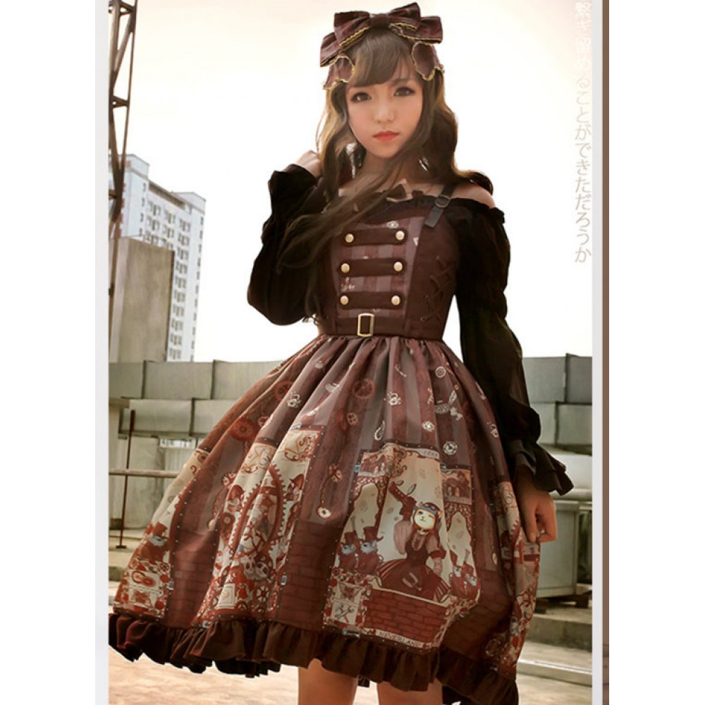 Souffle Song Alchemist Cat Lolita dress JSK (SS916)