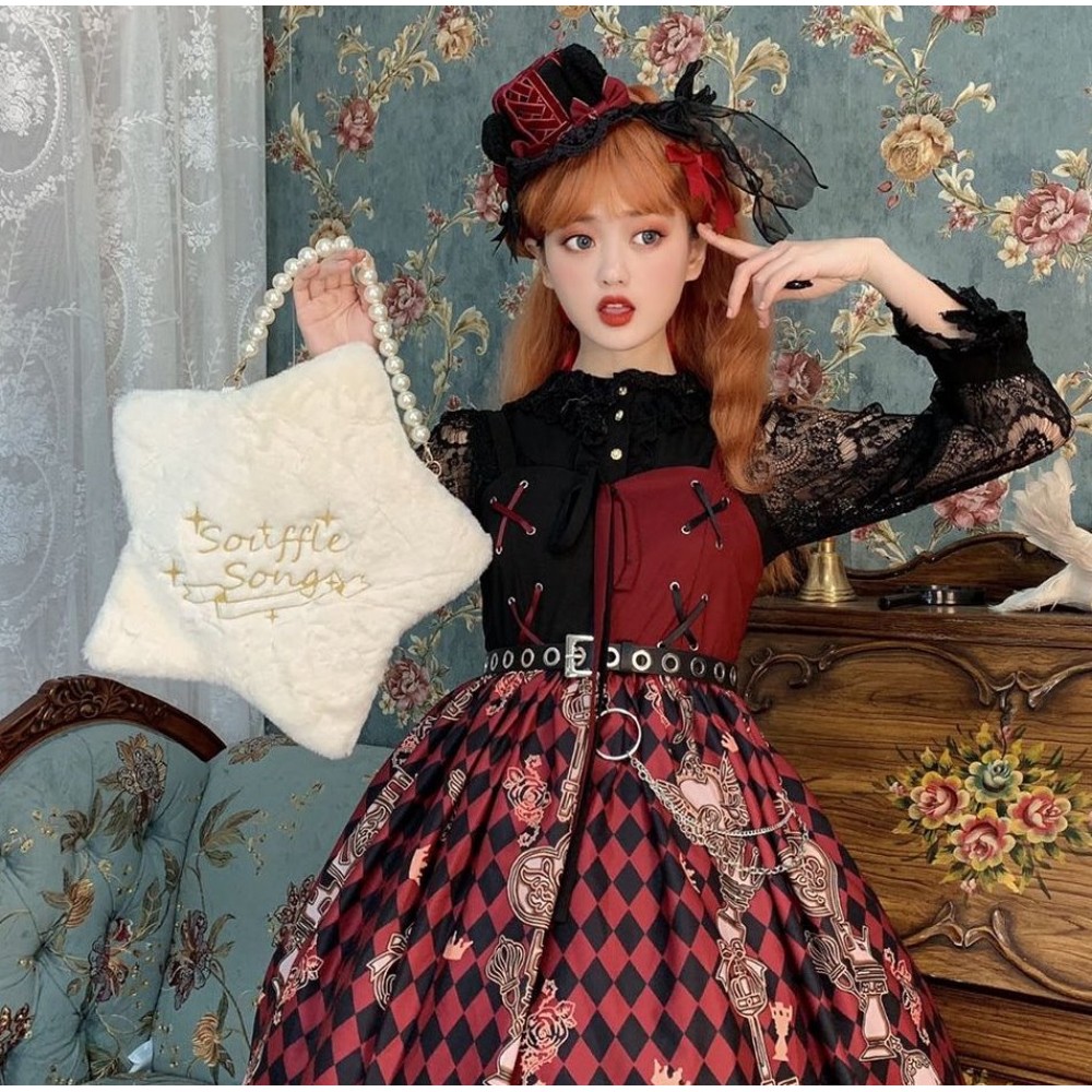 Souffle Song Star-Shaped 2 Ways Lolita Handbag (SS936)