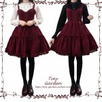 Garden Dance Classic Lolita Dress Winter Velvet JSK by Tiny Garden (TG14)