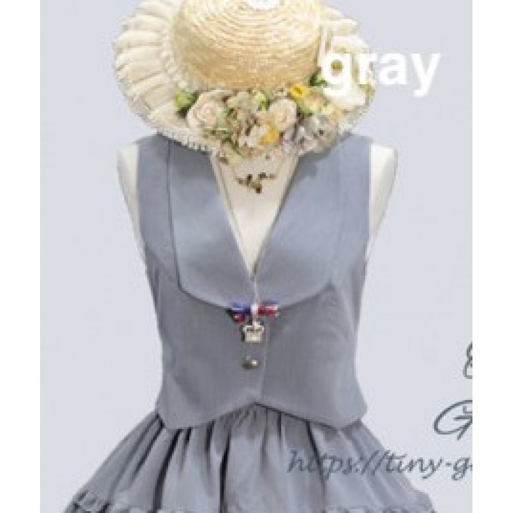Tiny Garden College School Style Lolita Vest (TG021)